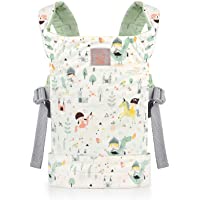 GAGAKU Muñeca Transporte Doll Carrier Delantera y Trasera de Bebé de Algodón para Niños de hasta 18 Meses - Verde